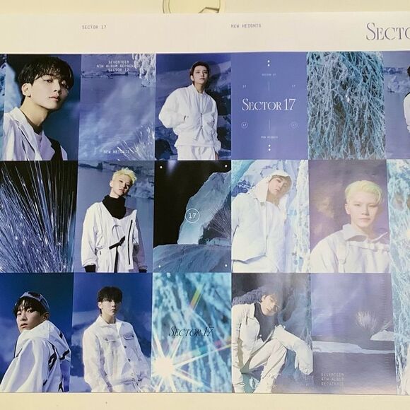Sector 17 K-Pop Poster (Ver. A) WORLD OFFICIAL POSTER *NEW* K-POP - Picture 5 of 8